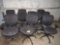 lot of 11 office chairs