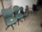 lot of 5 office chairs