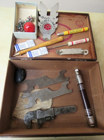 Hamm's bottle opener, jacks, advertising pieces
