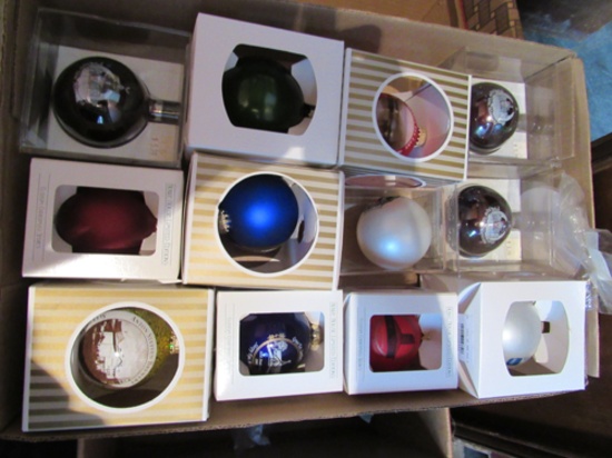 Christmas Ornaments, local businesses, deer figurines