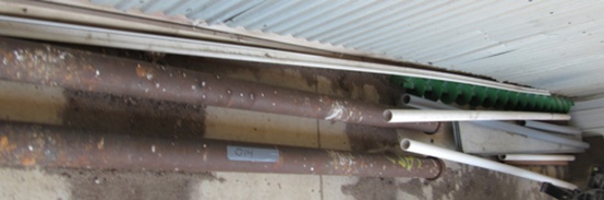 misc auger, tubes, steel
