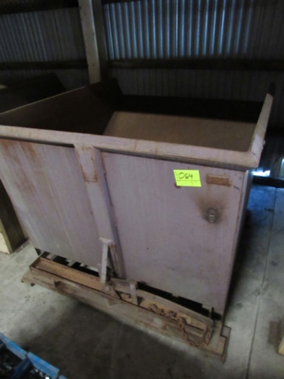 dumpster, 2.5 yd, pallet bracket w/ trip