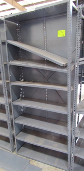 metal shelving, set of 2