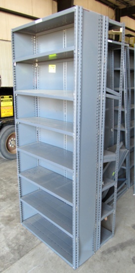 metal shelving, set of 2