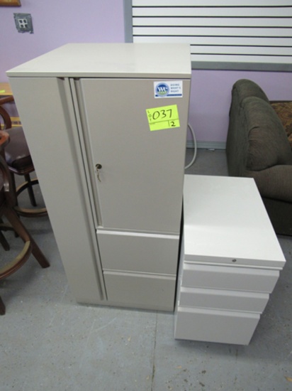 metal cabinets