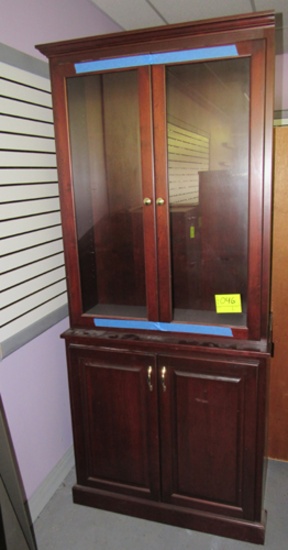 display cabinet, 37" x 7'
