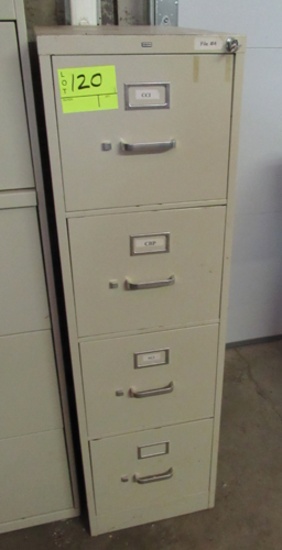 4-drawer file cabinet