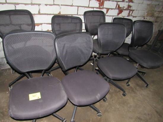 lot of 8 office chairs