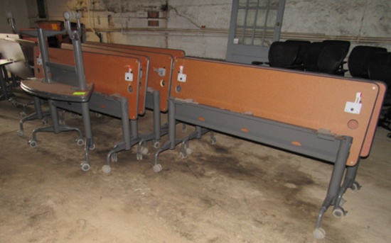 rolling confrence tables, 6 straight, 2 corners