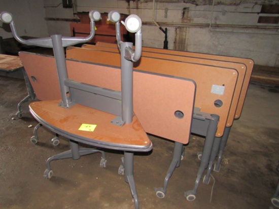 rolling confrence tables, 4 straight, 2 corners
