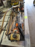edge trimmer, hand saw, sythe