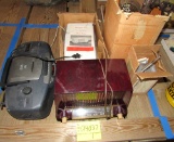 radio, boom box, alarm clock, lantern