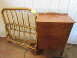 bed frame and dresser