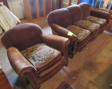 rocking chair and couch