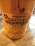 survival container barrel