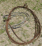pile of towing cable