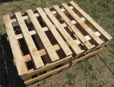 Lot of 2 wooden crates