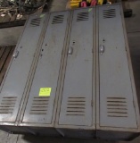 lockers, 4 units