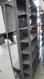 metal shelving, set of 4