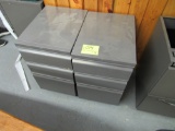 lot of 2 metal cabinets