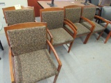 lot of 5 chairs