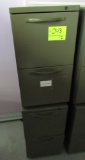 lot of 2 2-drawer file cabinets