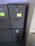 lot of 2 2-drawer file cabinets