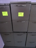 lot of 2 2-drawer file cabinets