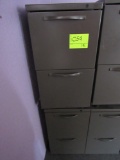 lot of 2 2-drawer file cabinets