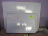 lot of 3 white boards
