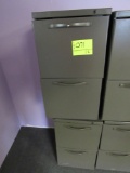 lot of 2 2-drawer file cabinets