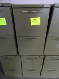 lot of 2 2-drawer file cabinets