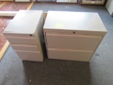 large 2-drawer cabinet & 3-drawer cabinets