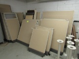 cubicle system with approx 8 cubes/units