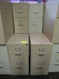 lot of 6 2-drawer file cabinets
