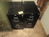 lot of 2 2-drawer file cabinets