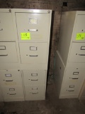 lot of 2 2-drawer file cabinets