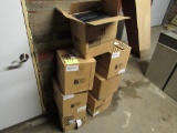 lot of 7 boxes of binders