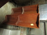 lot of 3 shelves