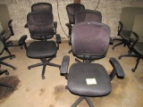 lot of 5 office chairs