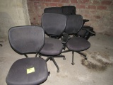 lot of 6 office chairs