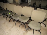 lot of 12 office chairs