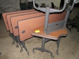 rolling confrence tables, 4 straight, 2 corners