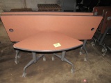 rolling confrence tables, 2 straight, 1 corners
