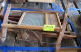 washboard and saw