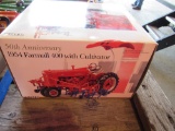 Farmall 400 w/ cultivator & 2 boxes of toy tractors