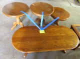 coffee table and 3 end tables