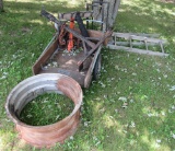 trailer and pile of misc