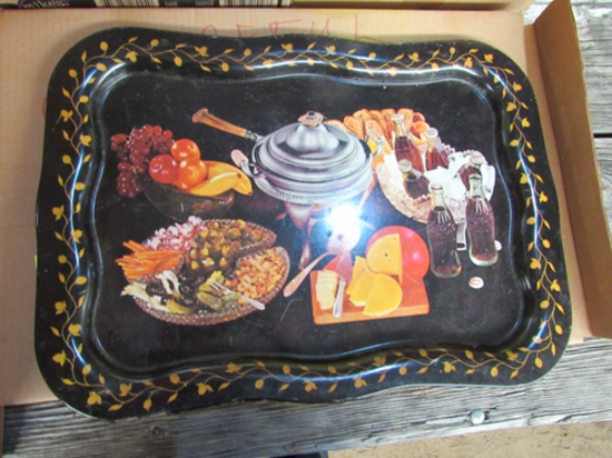 vintage serving tray