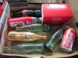 bottles and Coca-Cola delivery truck figurine
